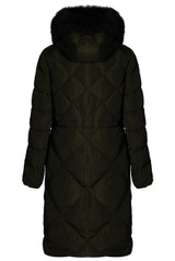 Long Puffer Fur Trim Jacket - 3 Colours