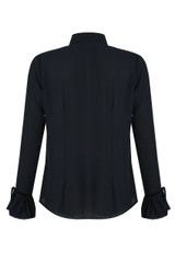 Frilled Front Button Up Shirt Tops - 2 Colours