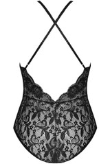 Embroidery Lace Criss Cross Back Bodysuit - 3 Colours