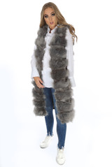 Shaggy Longline Fur Gilet - 3 Colours