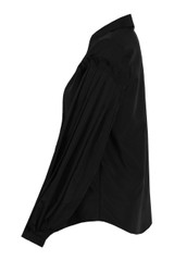 Pleated Sleeve Front Button Up Shirt Tops - 5 Colours