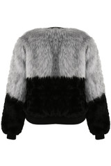 Fur with Fleece Zip Up Jacket - 3 Colours