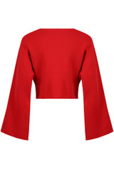 Wide Sleeves Knitted Crop Tops - 3 Colours