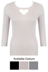 Faux Pearl Trim Lurex Jumper  - 3 Colours