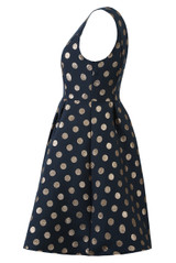Foil Polka Dot Skater Dress - 2 Colours