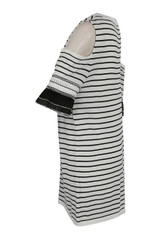 Stripes Cold Shoulder Knitted Tunic - 2 Colours