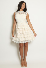 Lace Tiered Dress  - 2 Colours