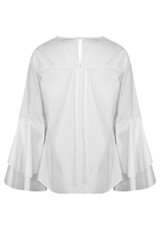 Pearls Trim Tiered Sleeves Top - 4 Colours
