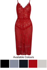 Lace Intricate Cami Dress - 5 Colours