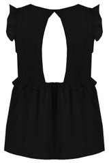 Lace Overlay Pleated Tops - 3 Colours