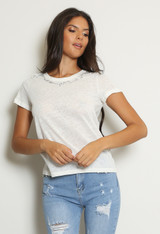 Studs Trim Burnout Tee