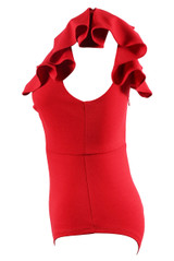 Frill Twist Front Bodysuit - 3 Colours