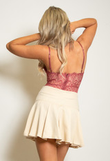 Floral Lace Crochet Scallop Bodysuit - 12 New Colours