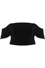 Tailored Bardot Tier Cap Sleeves Top - 5 Colours