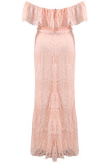 Bandeau Lace Scallop Maxi Dress - 4 Colours