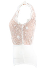 Lace Intricate Plunge Neck Bodice - 3 Colours