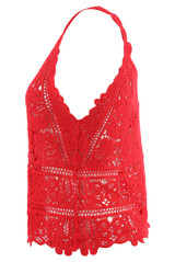 Crochet Lace Vest Top - 3 Colours