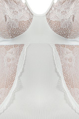 Lace Intricate Double Strap Bodysuit - 2 Colours