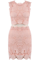 Floral Lace Top & Skirt Co-Ord - 2 Colours