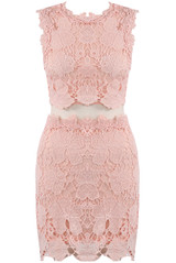 Floral Lace Top & Skirt Co-Ord - 2 Colours