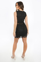 Floral Lace Top & Skirt Co-Ord - 2 Colours