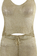 Lurex Sparkly Knitted Co-Ord - 4 Colours