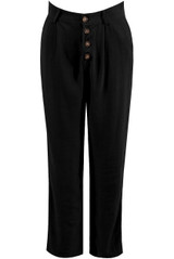 Button Up Straight Leg Pants - 3 Colours