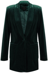 Velvet Longline Overcoat - 3 Colours