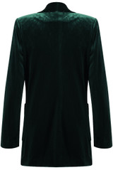 Velvet Longline Overcoat - 3 Colours