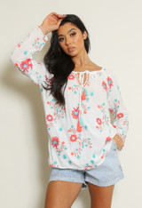 Floral Embroidered Tunic - 2 Colours