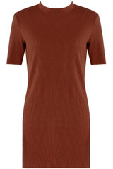 Ribbed High Neck Dress - 4 Colours 