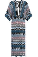 Crochet Lace Plunge Neck Maxi Dress - 4 Colours