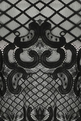 Lace Mesh Overlay Bell Sleeves Tops - 2 Colours