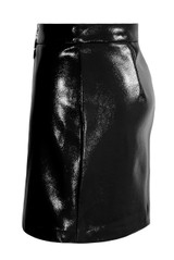Vinyl Zip Up Mini Skirt - 3 Colours