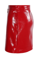 Vinyl Zip Up Mini Skirt - 3 Colours
