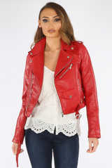 Faux Leather Biker Jacket