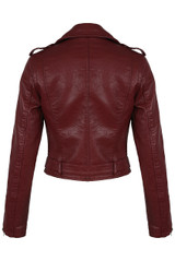 Faux Leather Biker Jacket