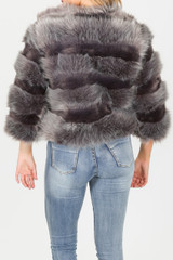 Cropped Super Soft Faux Fur Tier Coat - 8 Colours