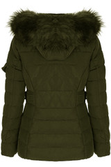 Faux Fur Hood Parka Jacket - 6 Colours