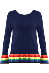 Rainbow Hemline Jumpers - Mixed Colour Pack