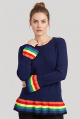 Rainbow Hemline Jumpers - Mixed Colour Pack