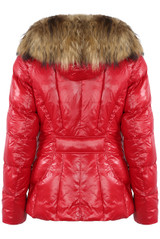 Shiny Fur Hood Puffer Jacket - 4 Colours