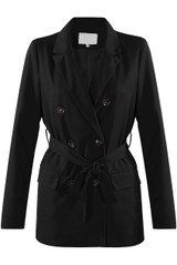 Double Breast Tie Up Coat - 3 Colours