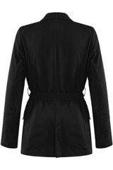 Double Breast Tie Up Coat - 3 Colours