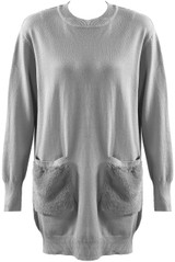 Fur Trim Pockets Oversize Jumper - Mixed Colour Pack