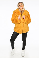 Shaved Oversize Faux Fur Coat - 3 Colours