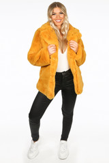 Shaved Oversize Faux Fur Coat - 3 Colours