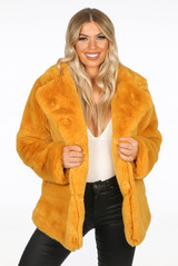 Shaved Oversize Faux Fur Coat - 3 Colours