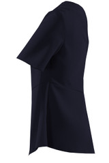 Gathered Asymmetric Hem Tops - 4 Colours