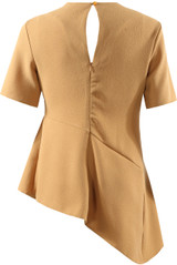 Gathered Asymmetric Hem Tops - 4 Colours